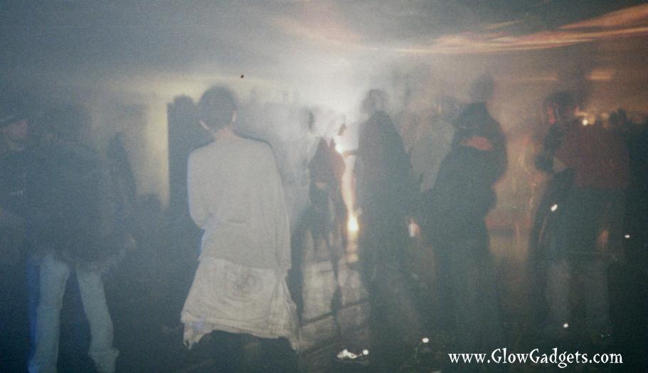 Bunker Free Party — GlowGadgets at the stall