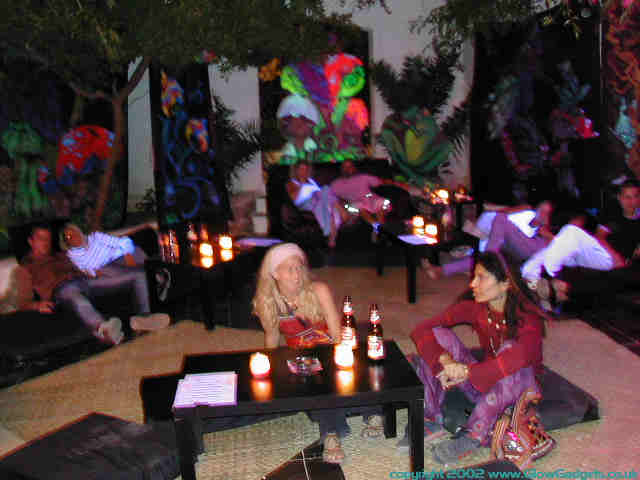 Chillout area at Tribe of Frog