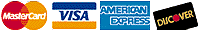 Master card,Visa,AmEx,Discover